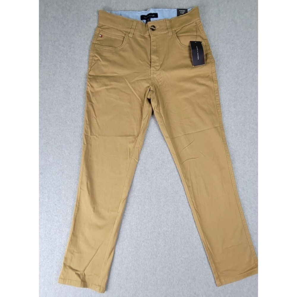 Tommy Hilfiger Khaki Pants Boys Stretch Size 16